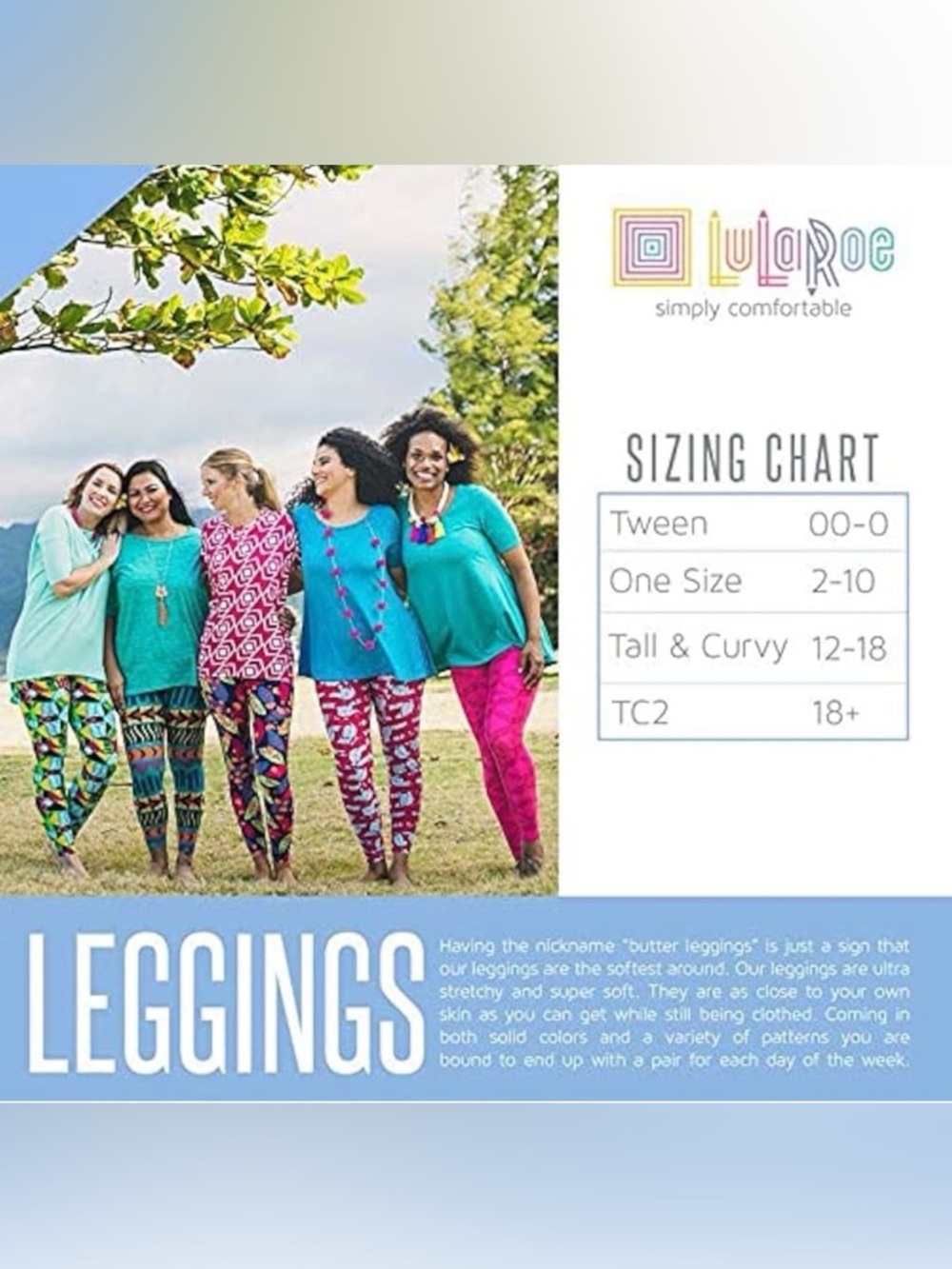 LuLaRoe | TC2 Leopard Print Leggings - Picture 3 of 3